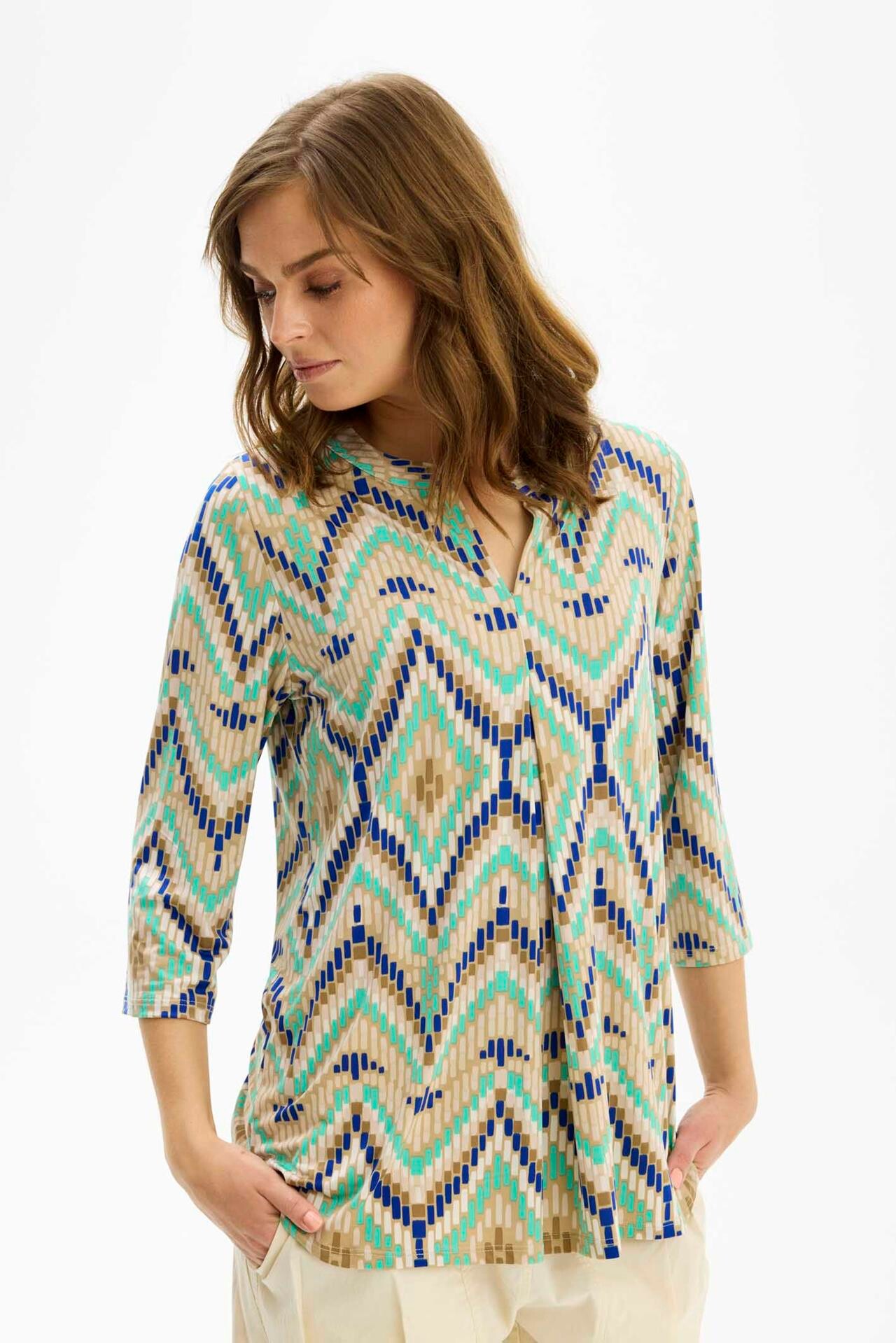 IN FRONT MARACOL BLOUSE 16678 615 (Green 615)