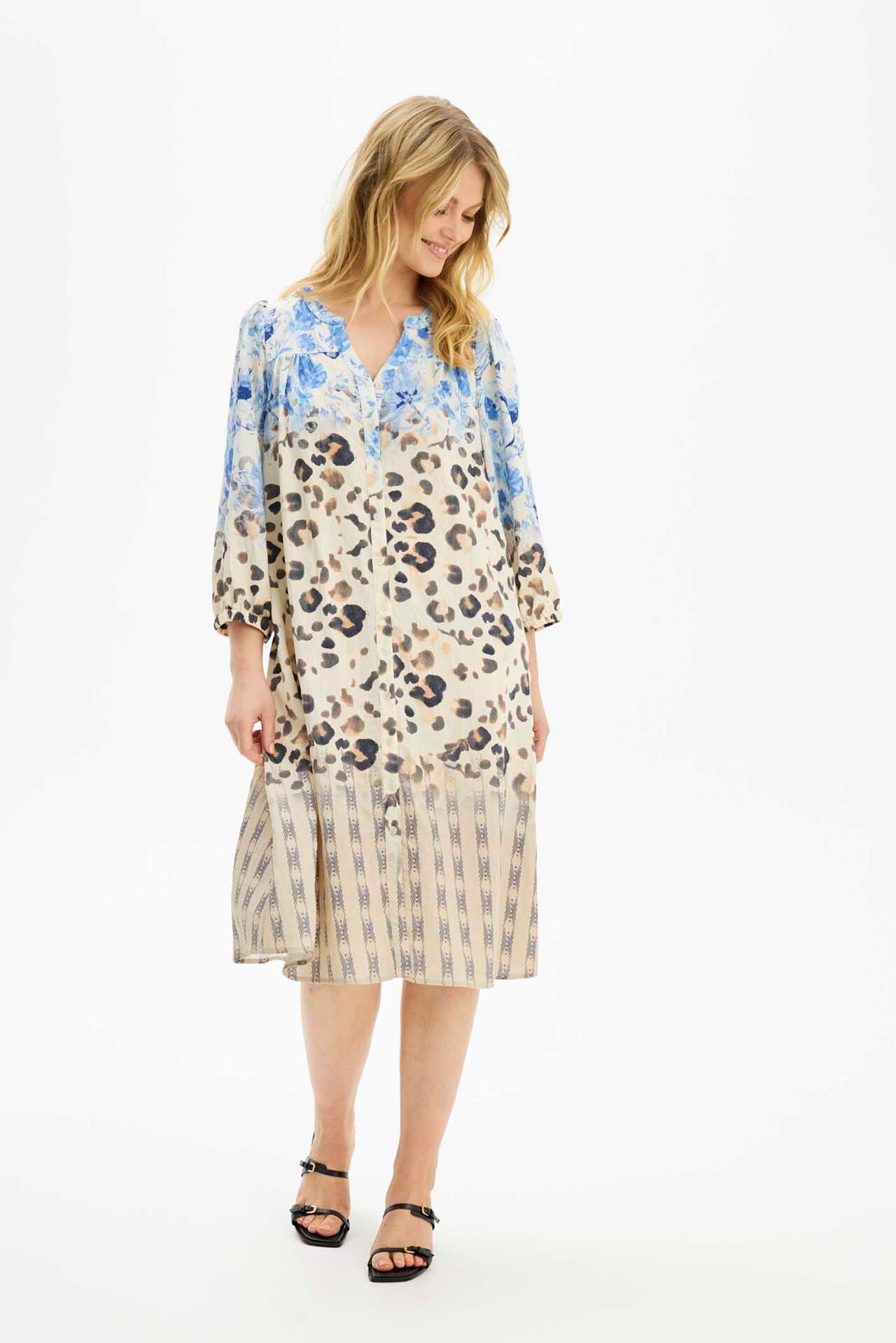 IN FRONT MONA DRESS 16617 501 (Blue 501)