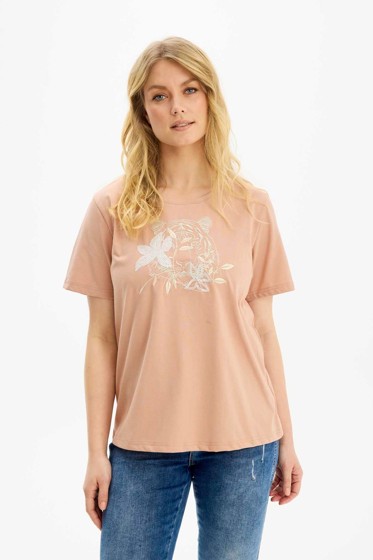 IN FRONT PALMA T-SHIRT 16599 208 (Blush Rose 208)