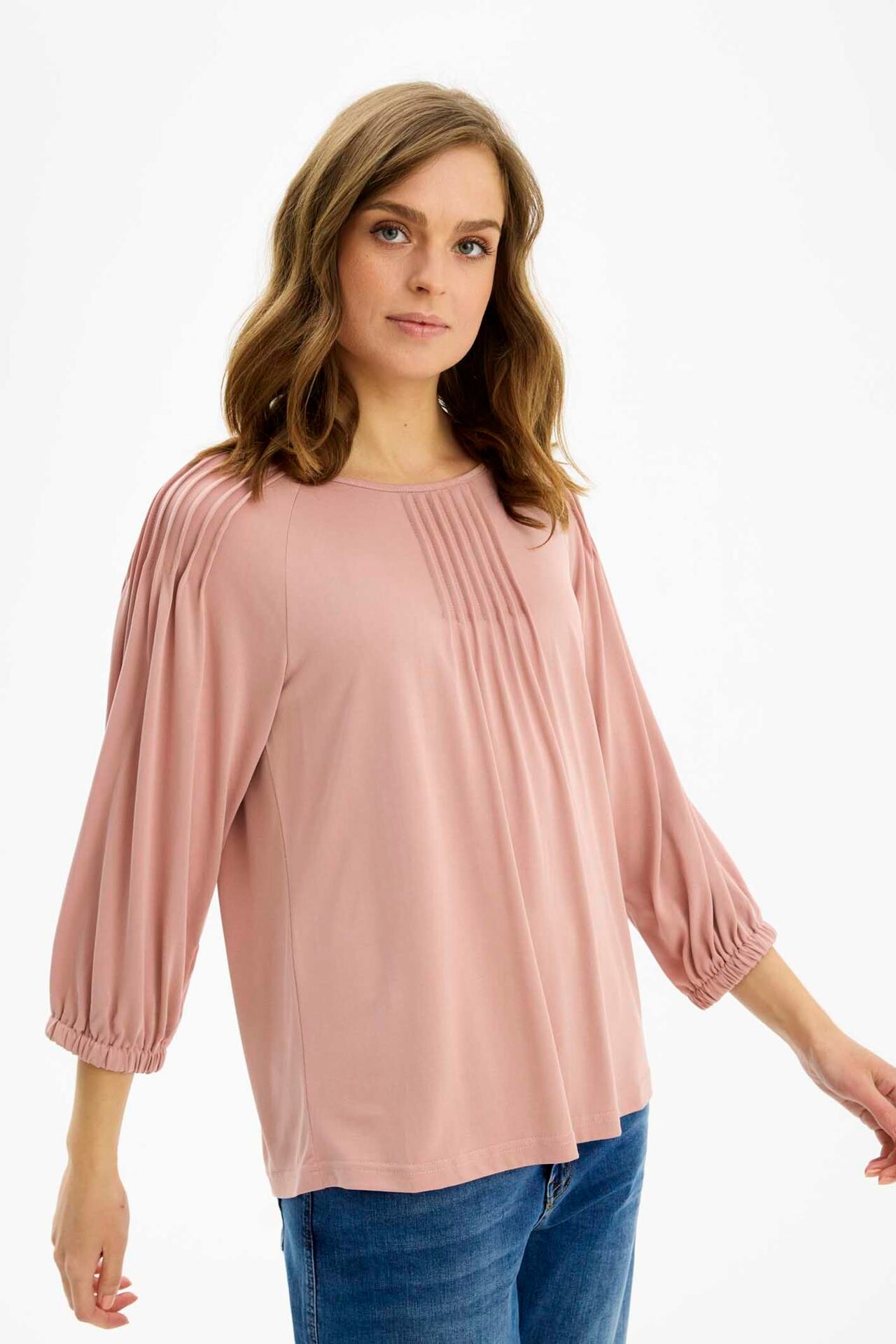 IN FRONT SOL BLOUSE 16587 215 (Rose 215)
