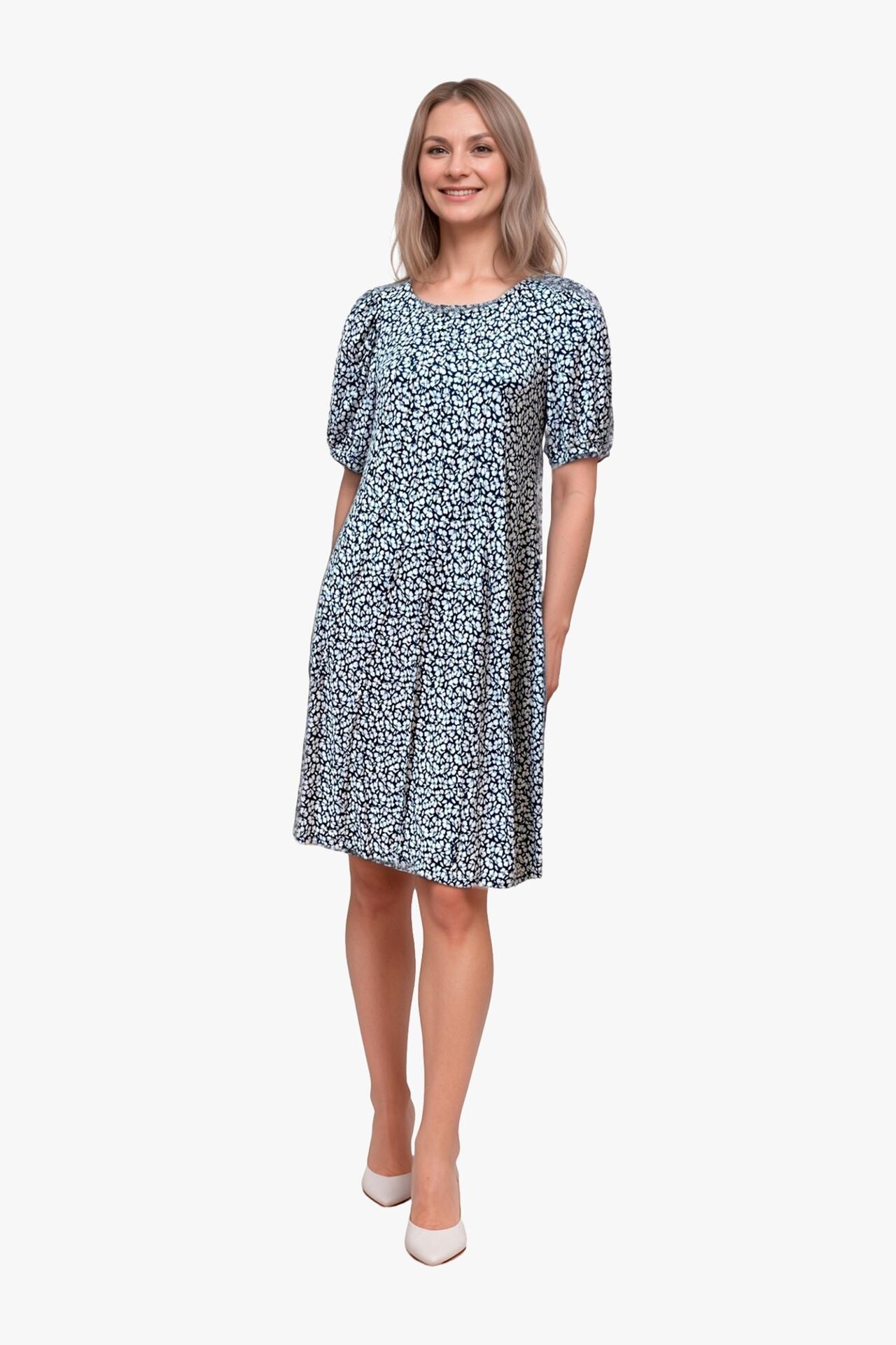 IN FRONT LUCETTE DRESS 16748 591 (Navy 591)
