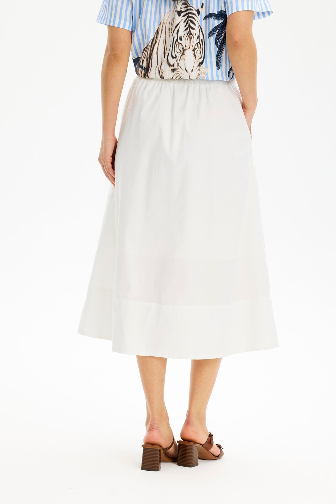 IN FRONT SANDRA SKIRT 16634 010 (White 010)