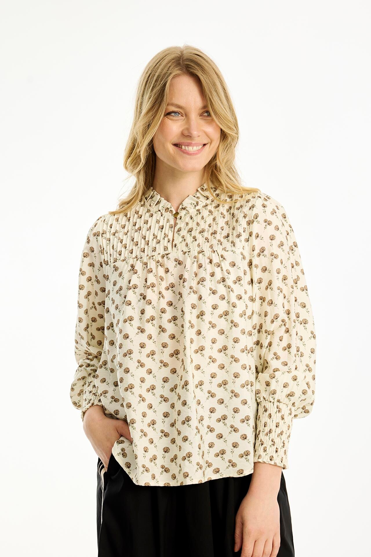 IN FRONT DEMI BLOUSE 16753 025 (Creme 025)