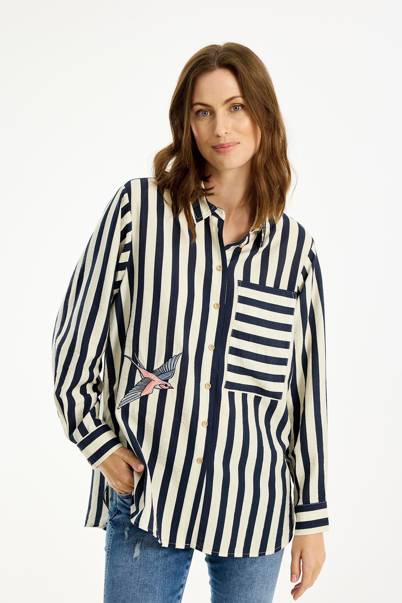 IN FRONT FOX SHIRT 16743 501 (Blue 501)