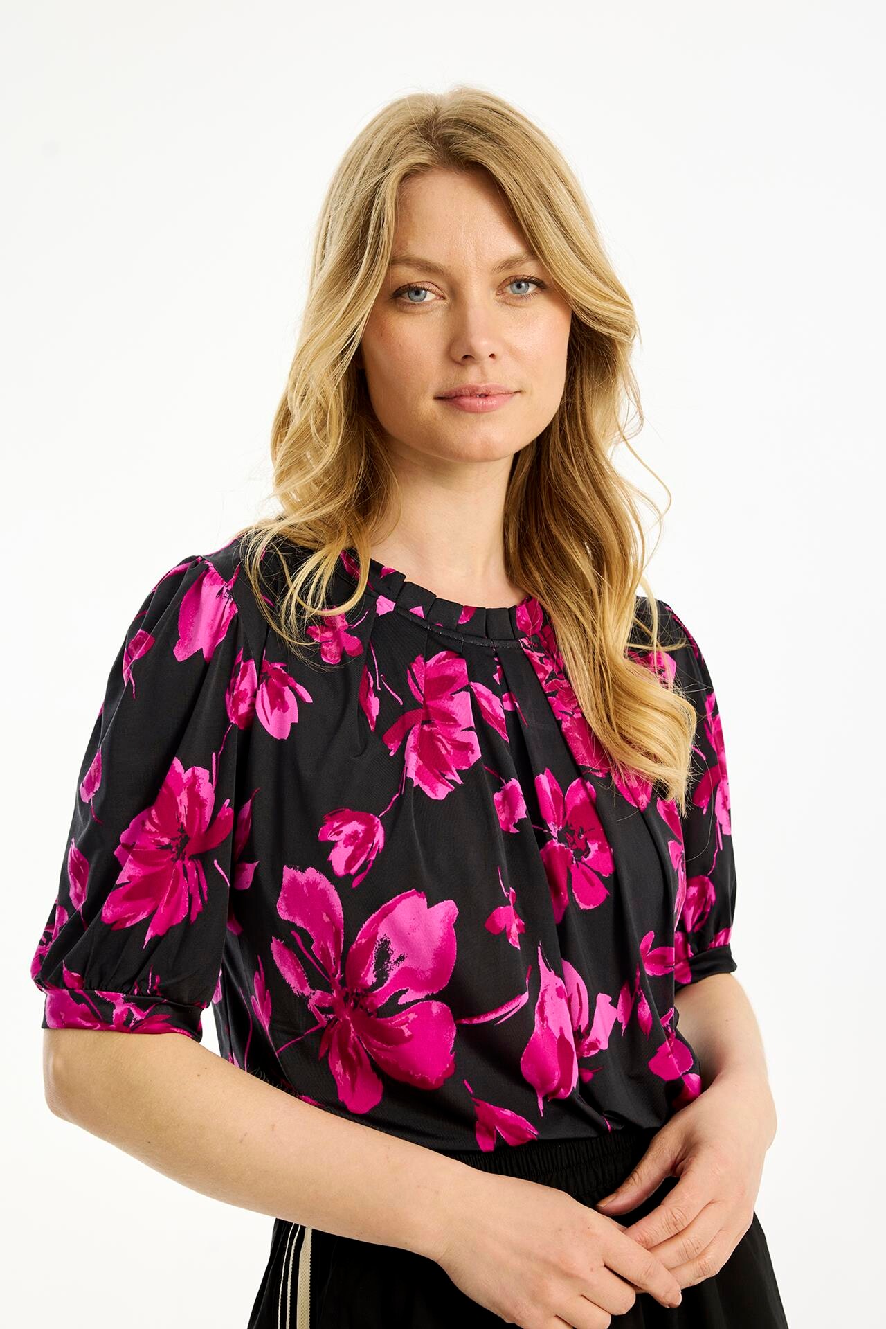 IN FRONT GRAZIA BLOUSE 16768 270 (Cherise 270)