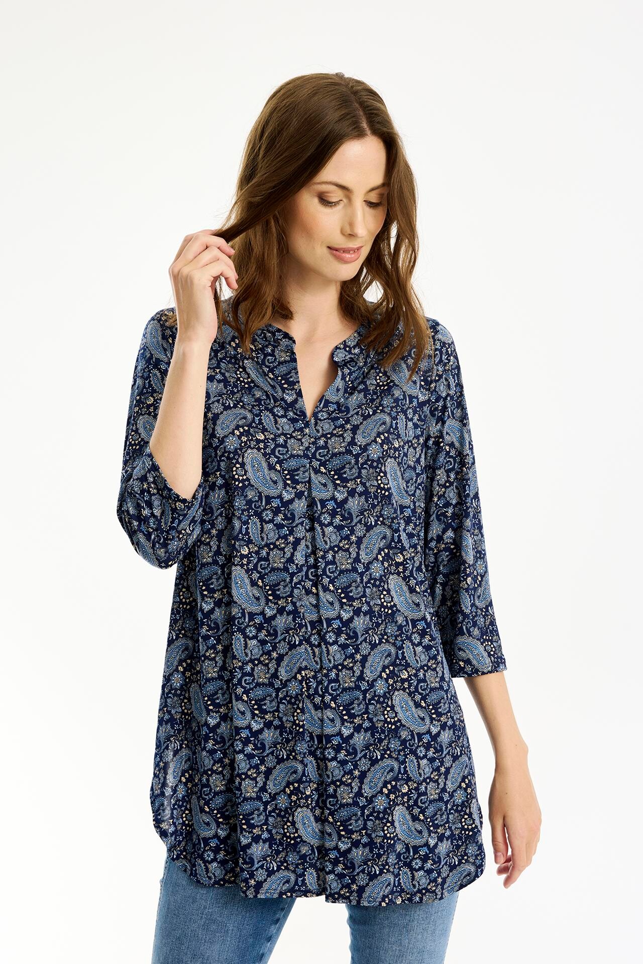 IN FRONT MARACOLLINA TUNIC 16780 501 (Blue 501)