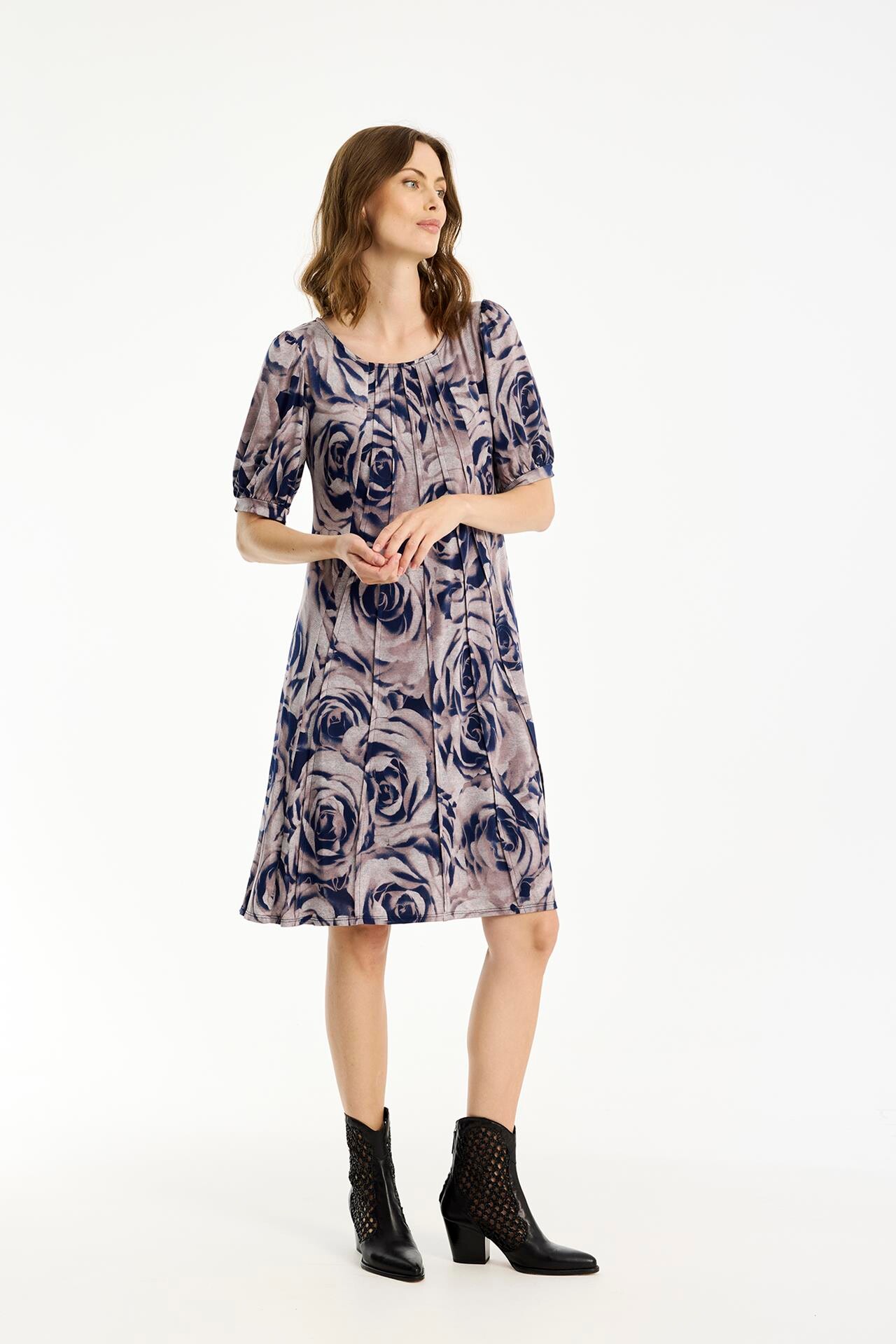 IN FRONT LUCETTE DRESS 16788 210 (Dusty Rose 210)
