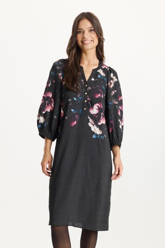 IN FRONT KAITLYN DRESS 16853 999 (Black)