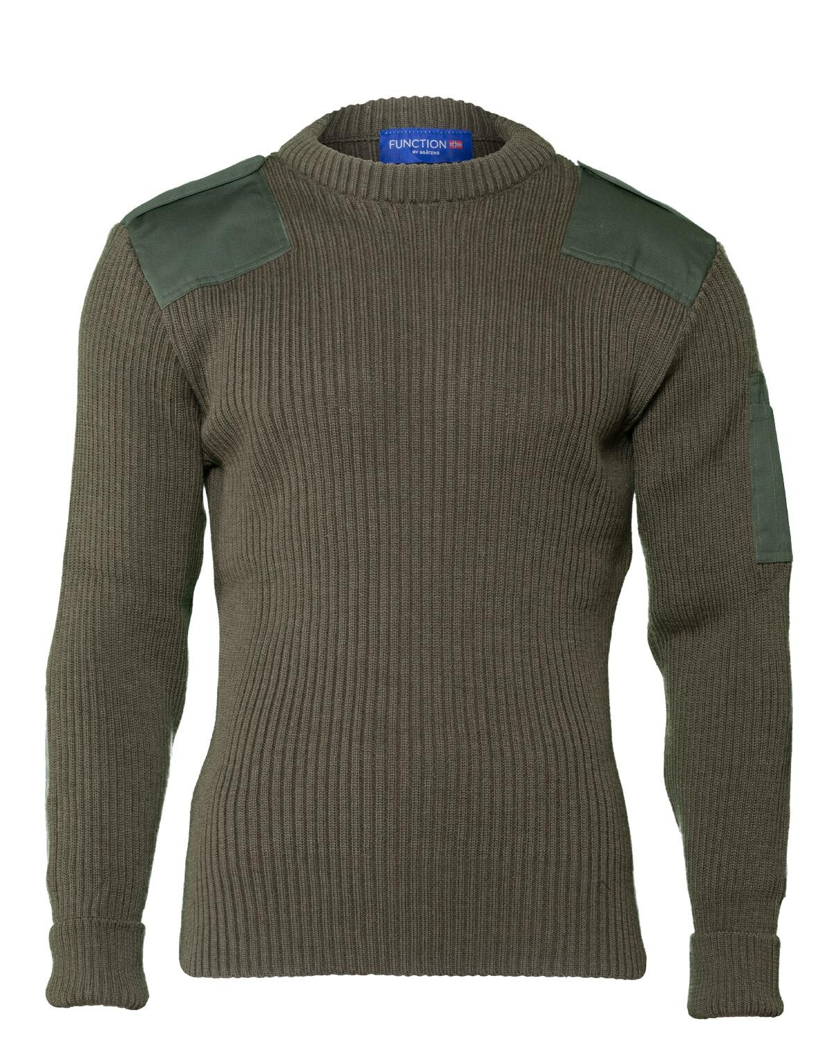 Billede af Bråtens Nato Sweater - 80% Merino uld (Grøn, 2XL)