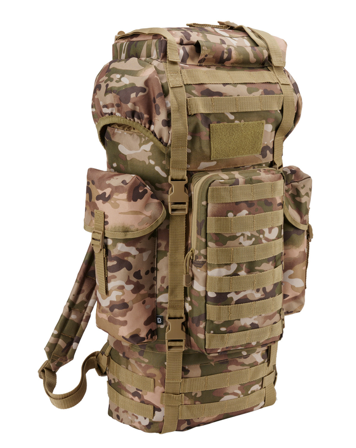 Brandit Combat Backpack Molle - 65 Liter (Tactical Camo, One Size)