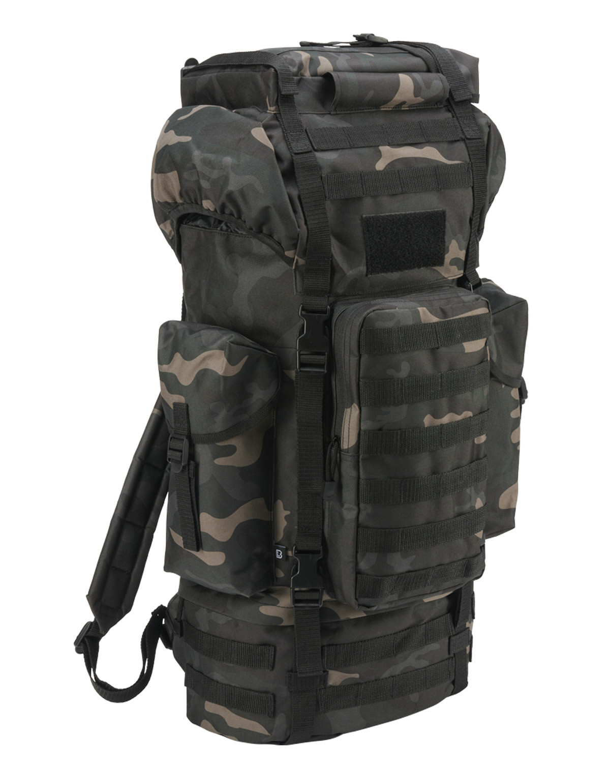 Brandit Combat Backpack Molle - 65 Liter (Dark Camo, One Size)