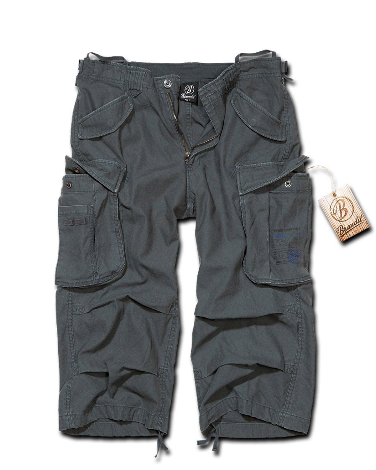 Brandit Industry Vintage 3/4 Pants (Antracit, M)