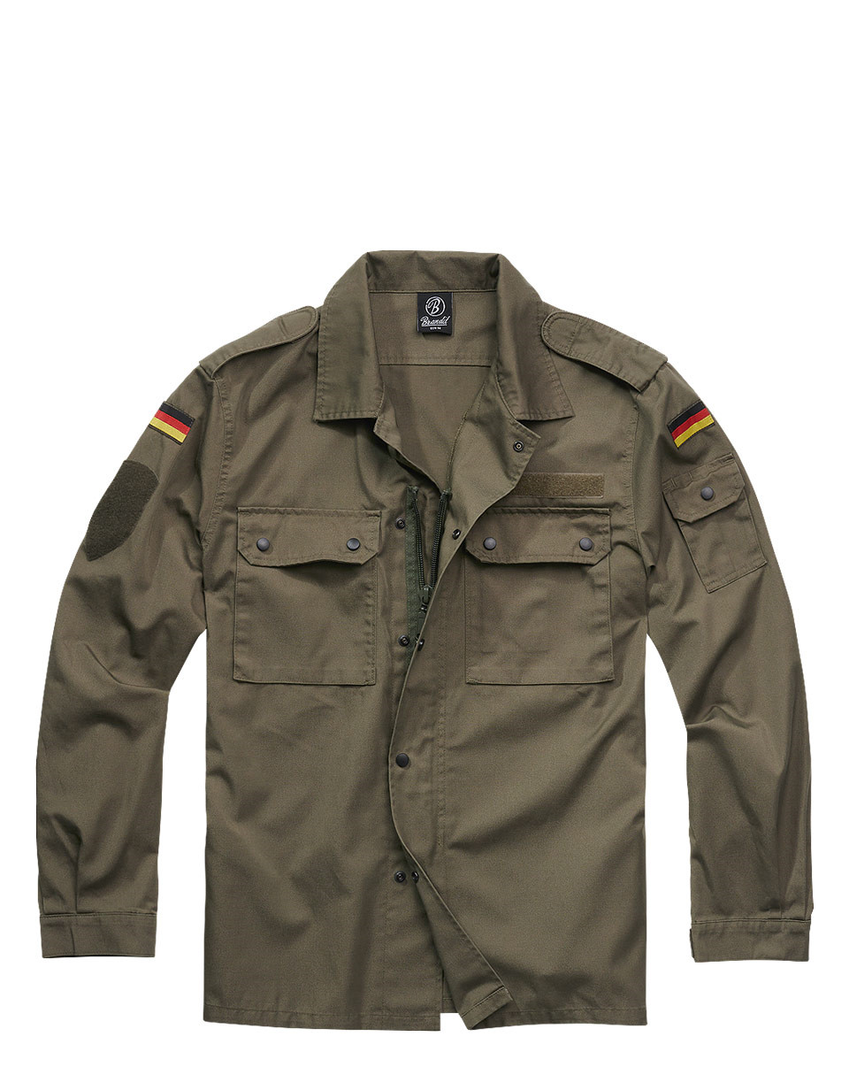 Brandit Shirt Jacket (Oliven, 4XL)
