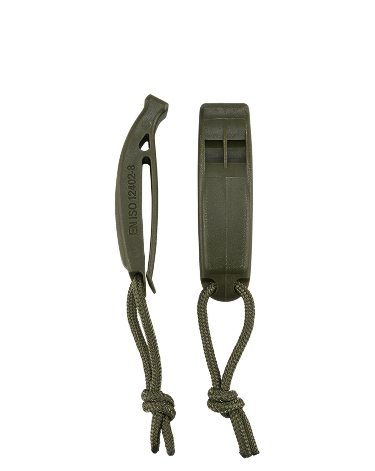Brandit Signal Whistle Molle 2 Pack (Oliven, One Size)
