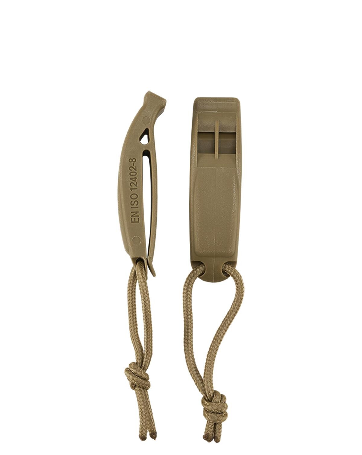 #3 - Brandit Signal Whistle Molle 2 Pack (Camel, One Size)