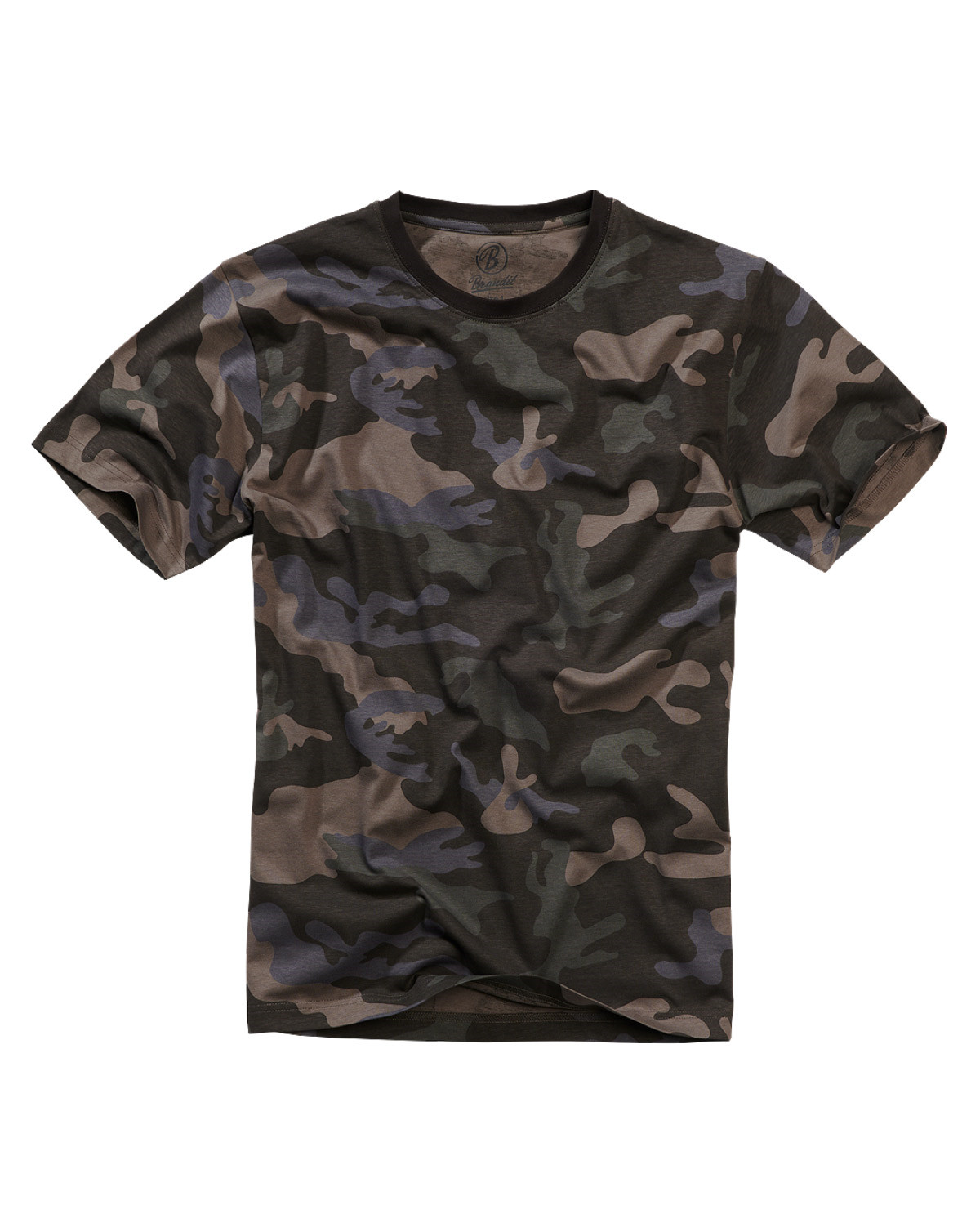 10: Brandit T-Shirt (Dark Camo, 2XL)