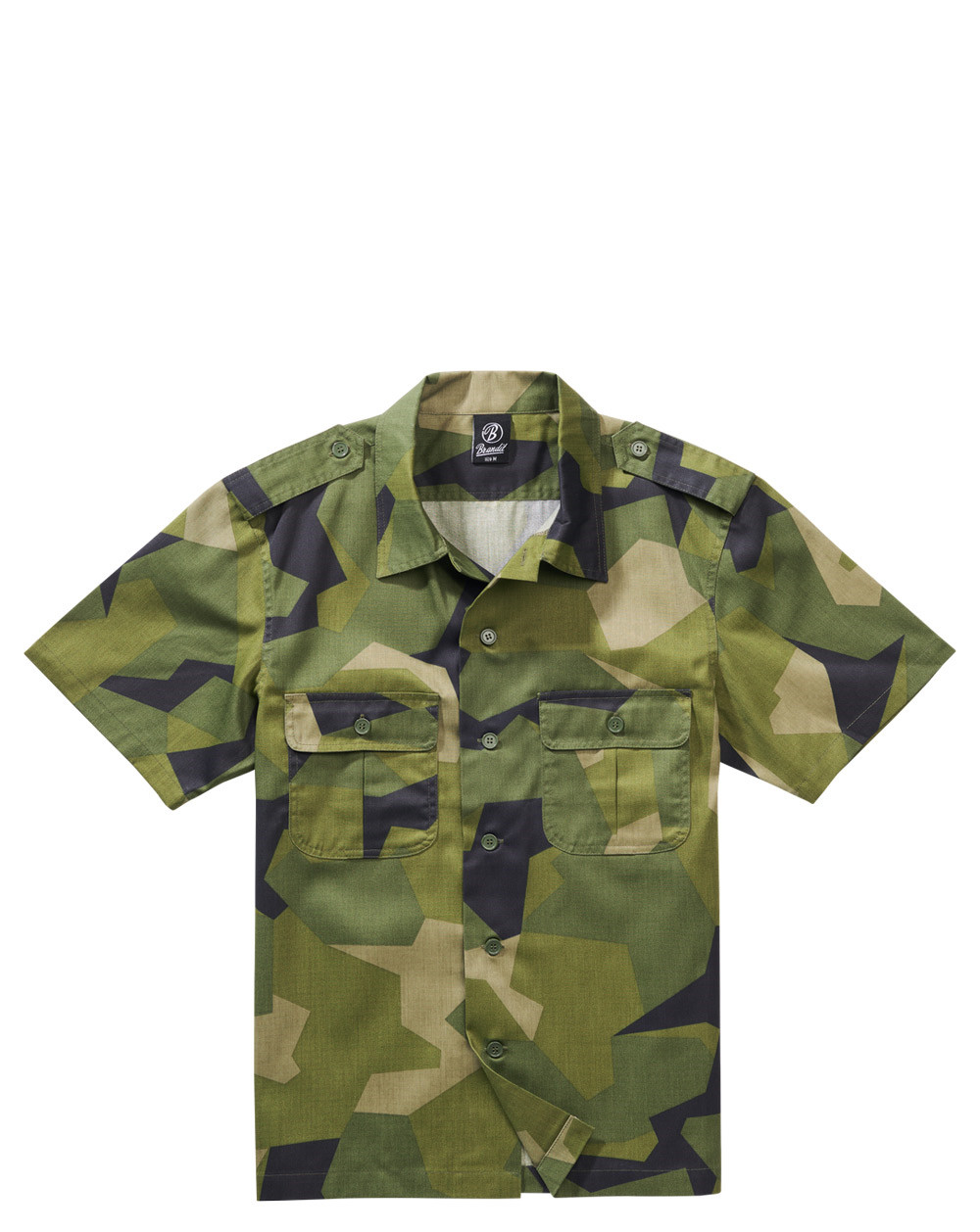 Billede af Brandit U.S. Army Shirt Short Sleeve Swedish M/90 (Svensk M/90, M)