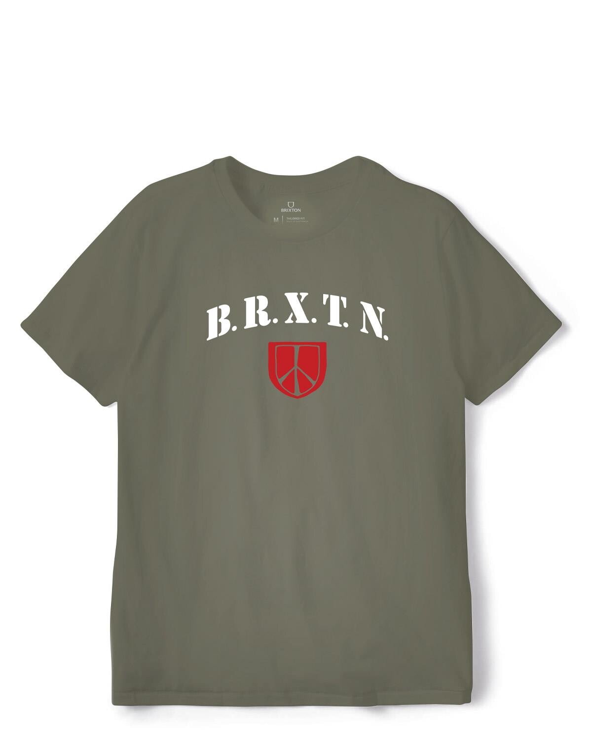 Billede af Brixton Harden S/S T-shirt (Oliven, XL)