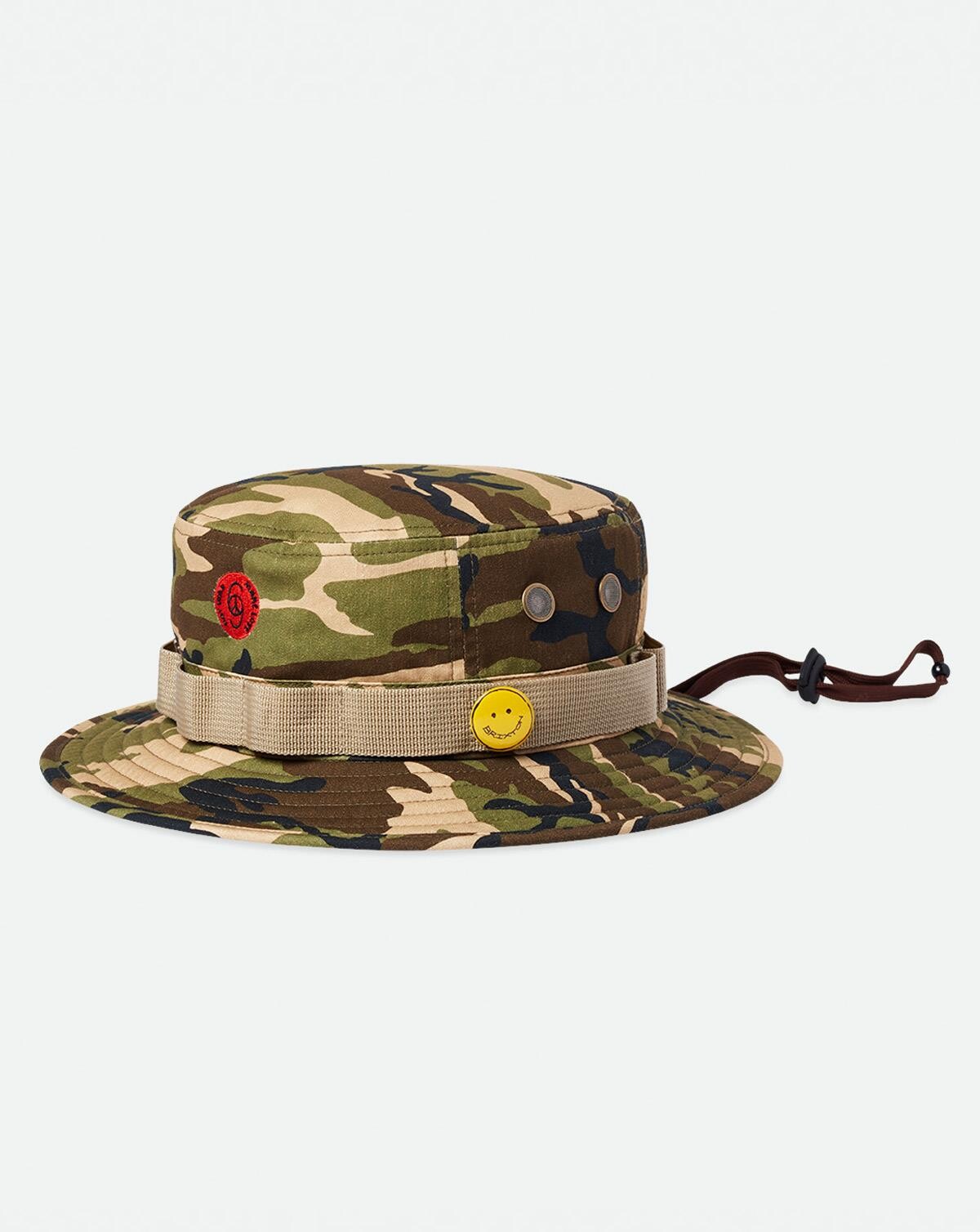 Brixton Love Packable Bucket Hat (Camouflage, L/XL)
