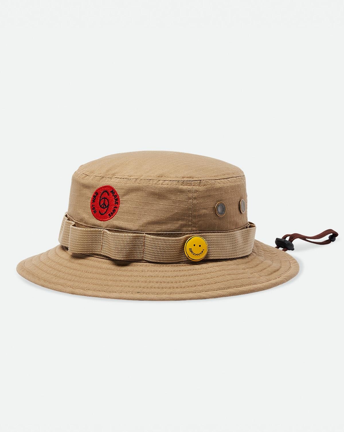 Brixton Love Packable Bucket Hat (Sand, L/XL)