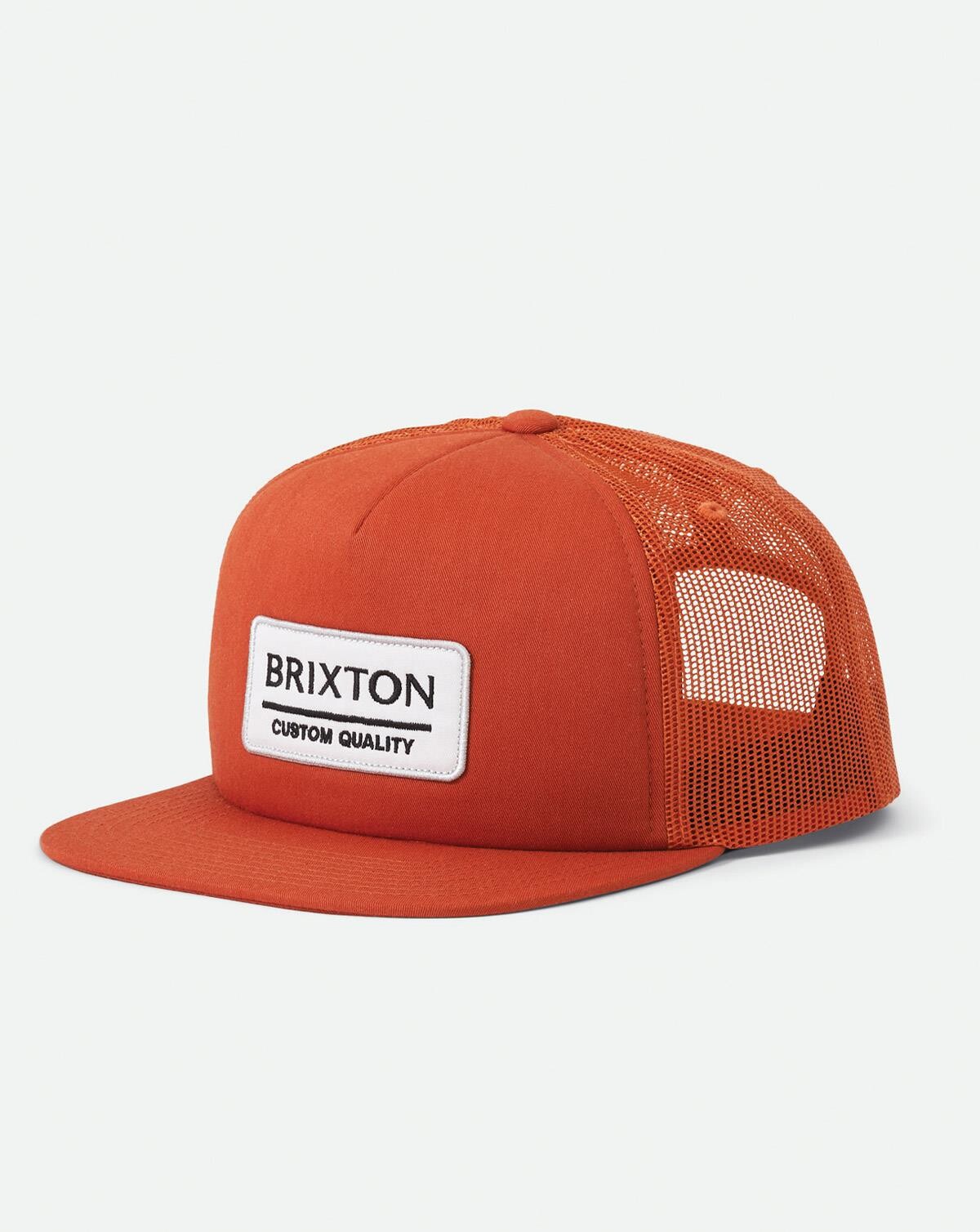 Brixton Palmer Proper Mesh Snapback (Orange, One Size)