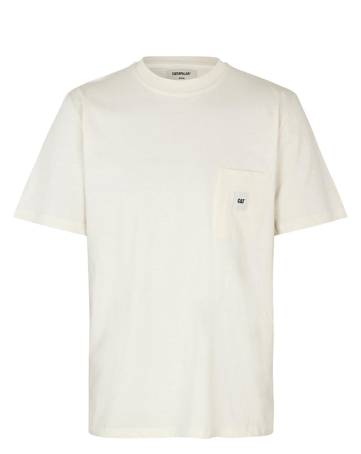 Billede af Caterpillar Basic Pocket T-shirt (Off White, S)