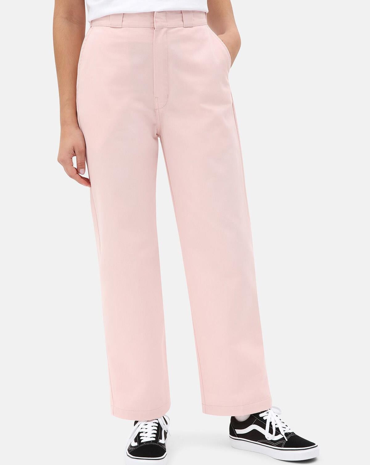 Dickies Elizaville Bukser - Work Pants, Regulær Pasform (Pink, W27)
