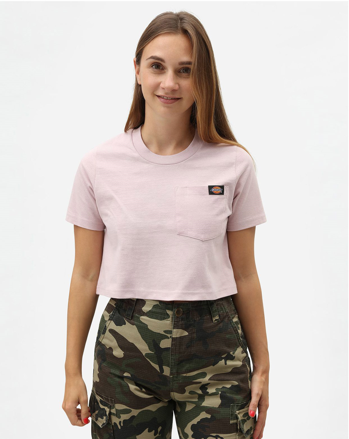 #3 - Dickies Ellenwood Women T-shirt (Pink, XS)