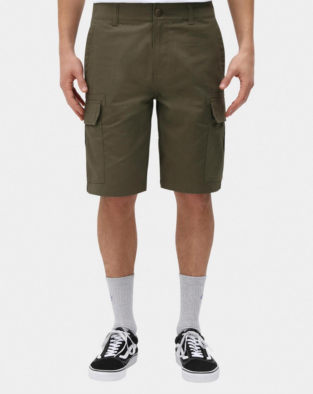 7: Dickies Millerville Shorts (Oliven, W29)