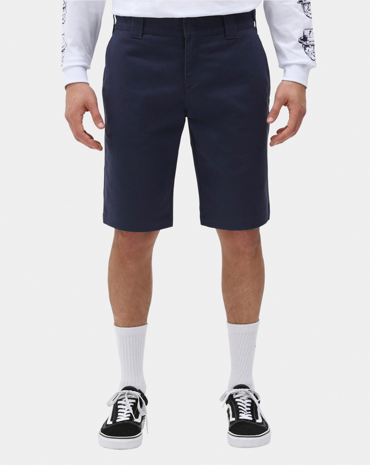 Dickies Slim Shorts (Navy, W28)