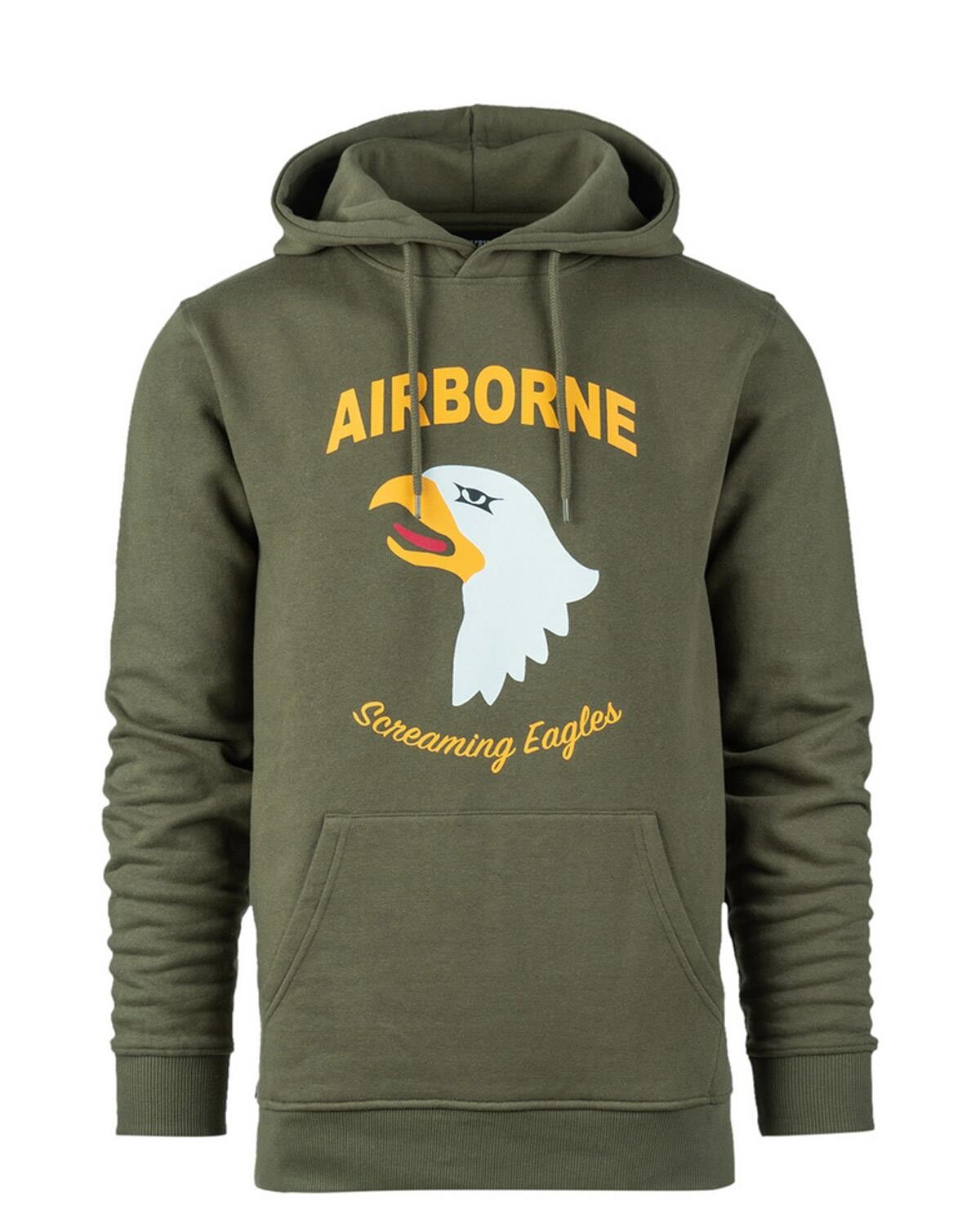 Fostex Hoodie 101 St Airborne Eagle (Grøn, S)