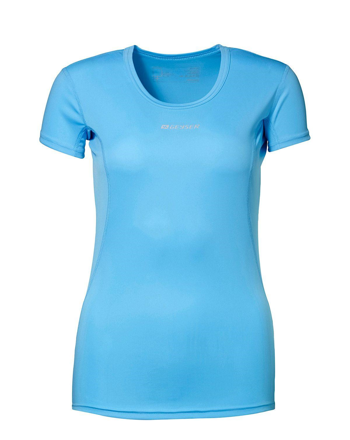 GEYSER Active T-shirt til Kvinder (Aqua, L)