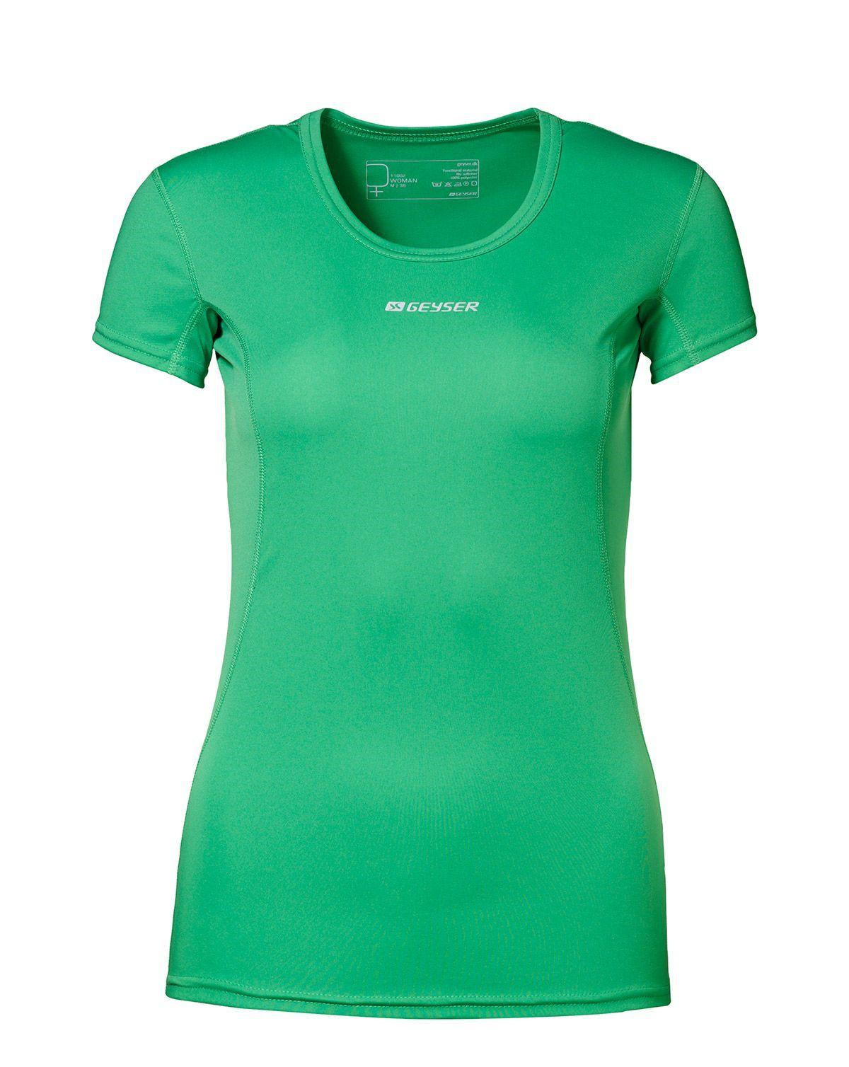 GEYSER Active T-shirt til Kvinder (Grøn, XS)