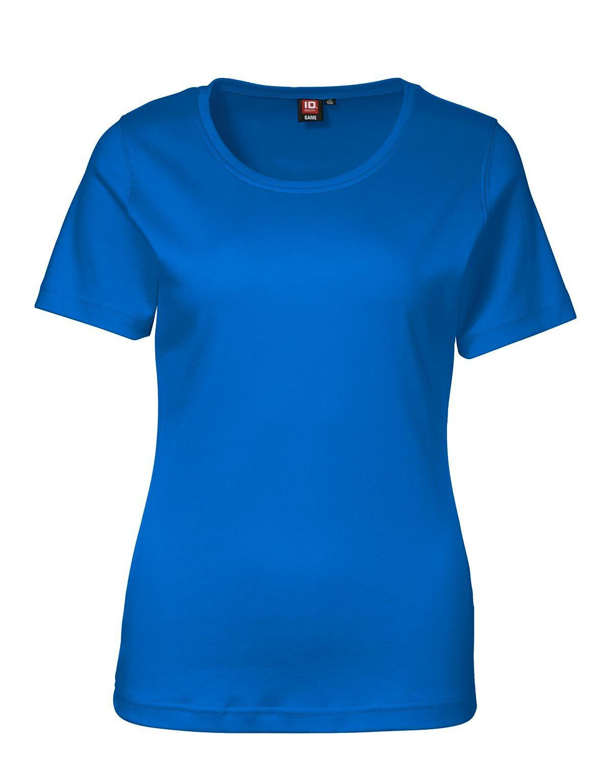 ID Interlock T-shirt til Kvinder (Azure, M)