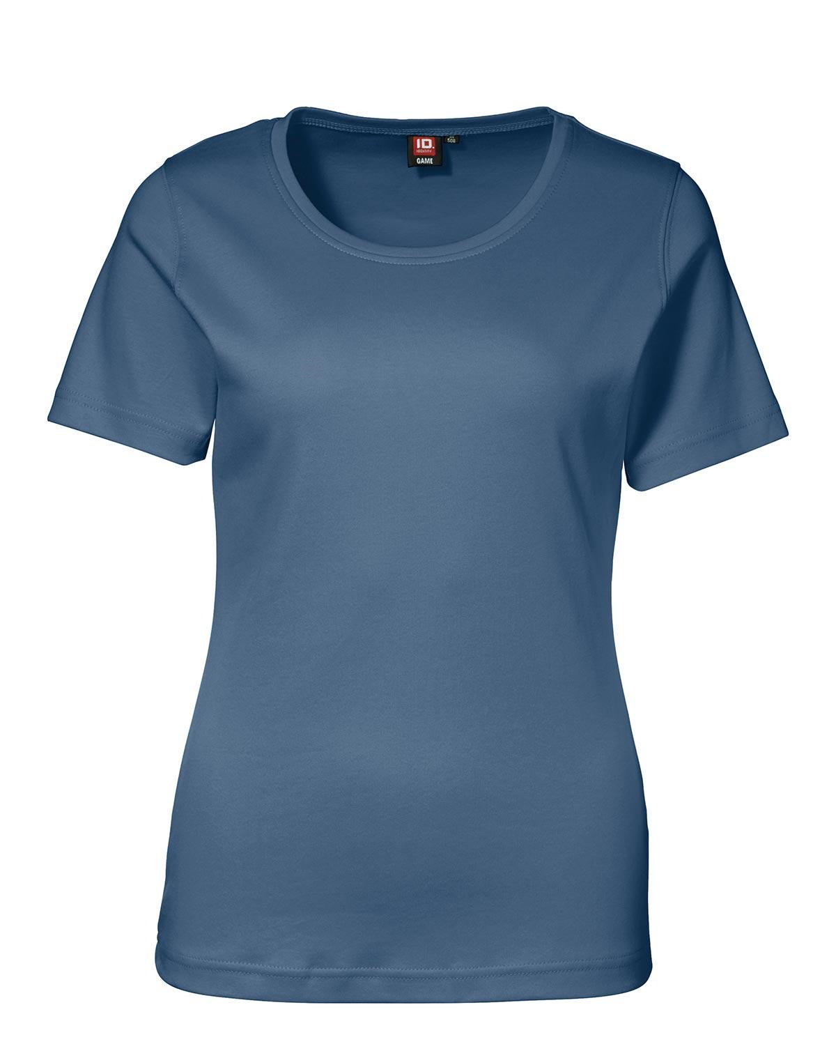 ID Interlock T-shirt til Kvinder (Indigo, 2XL)