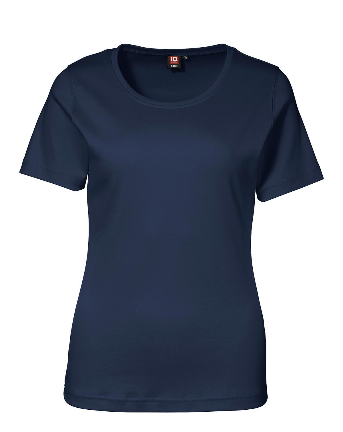 ID Interlock T-shirt til Kvinder (Navy, L)