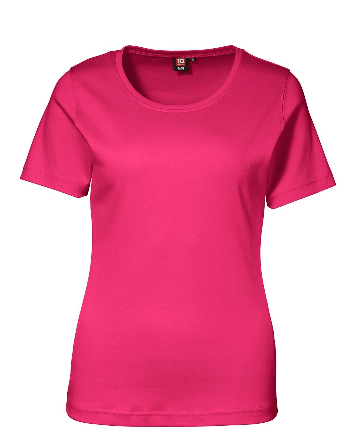ID Interlock T-shirt til Kvinder (Pink, L)
