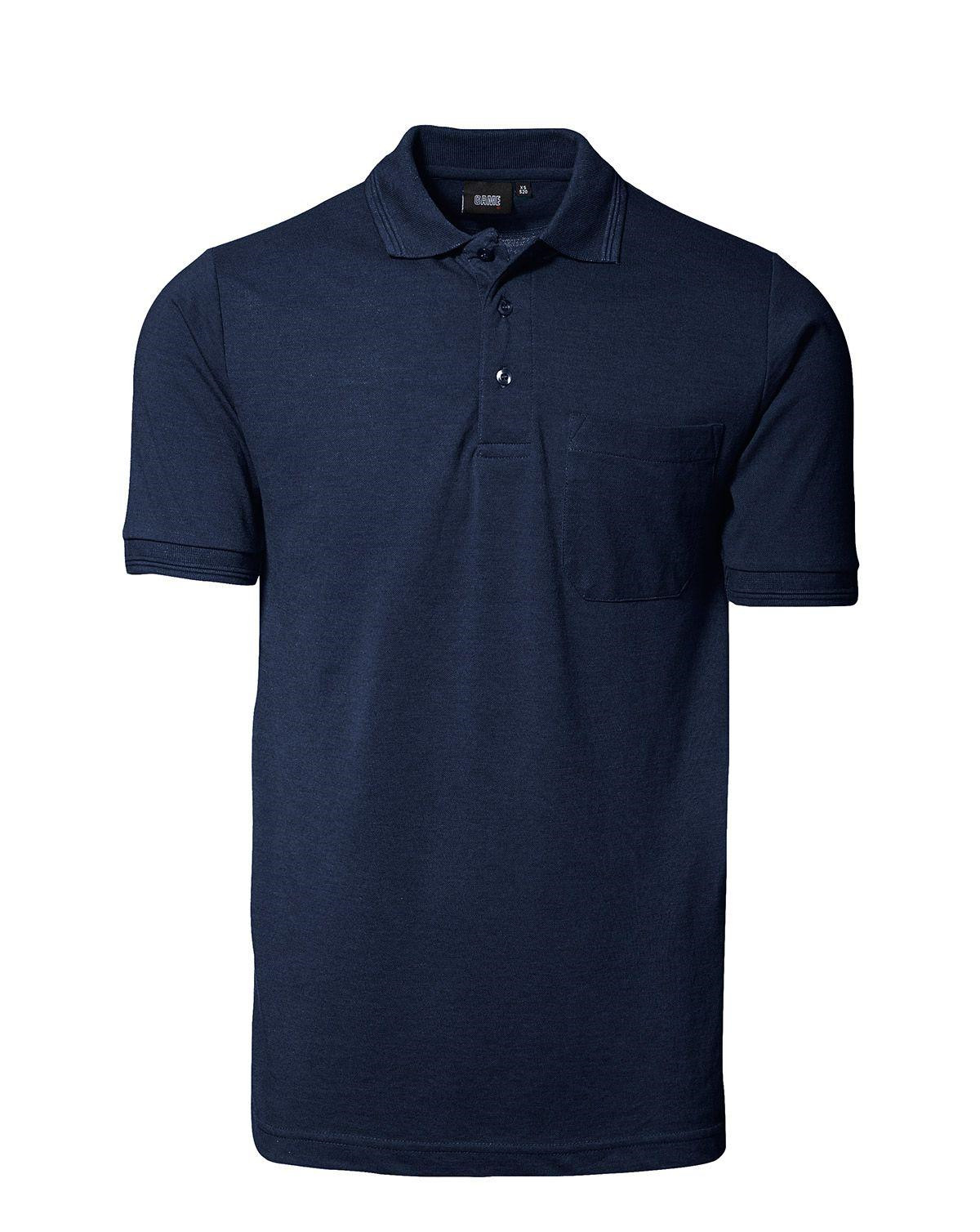ID Klassisk Polo m. Lomme (Navy, XL)