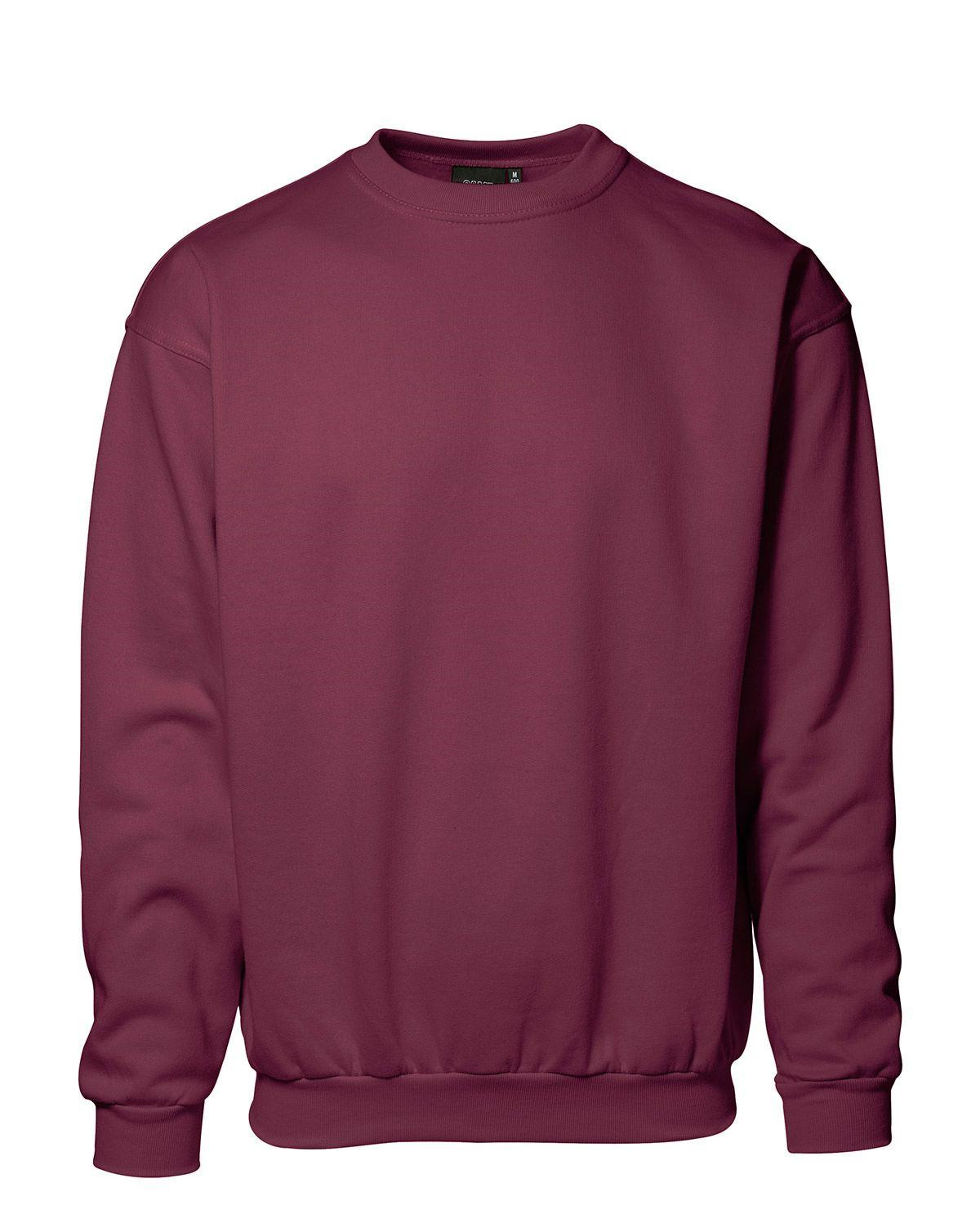 ID Klassisk Sweatshirt, Slidstærk (Maroon, S)