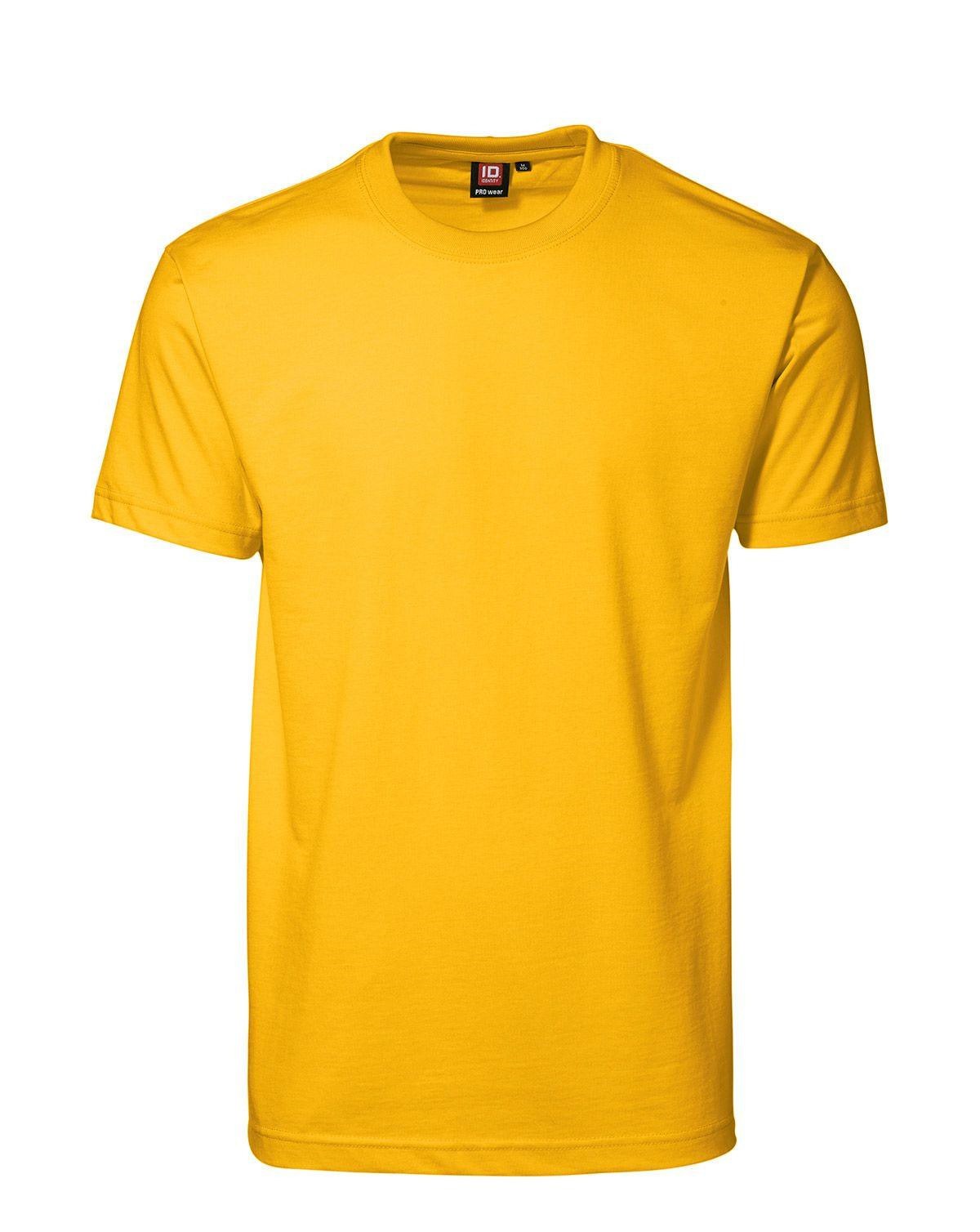 ID PRO Wear T-shirt til Herre (Gul, 3XL)