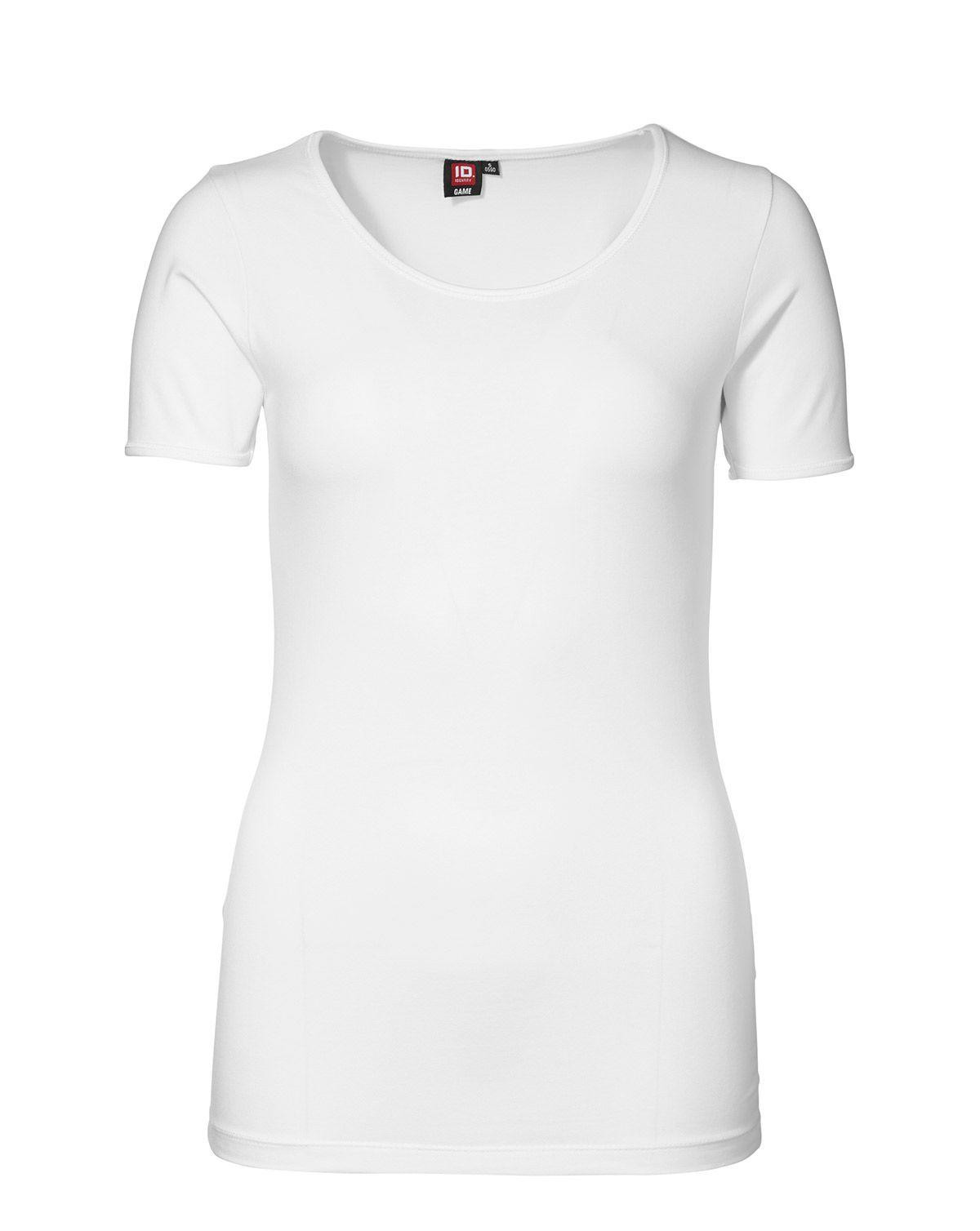 Billede af ID Stretch T-shirt til Kvinder (Hvid, L)