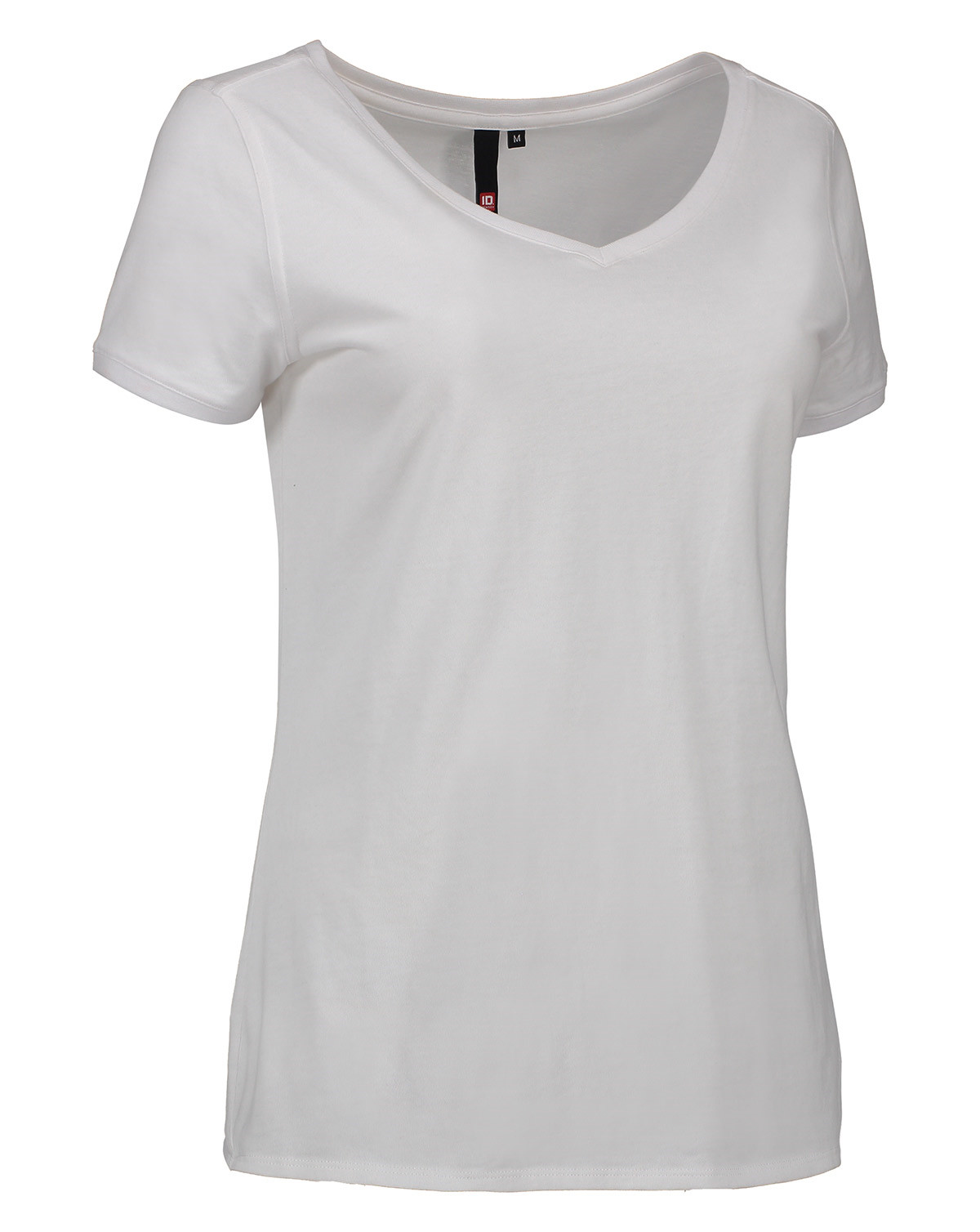 ID T-shirt Core V-Neck til Kvinder (Hvid, XL)