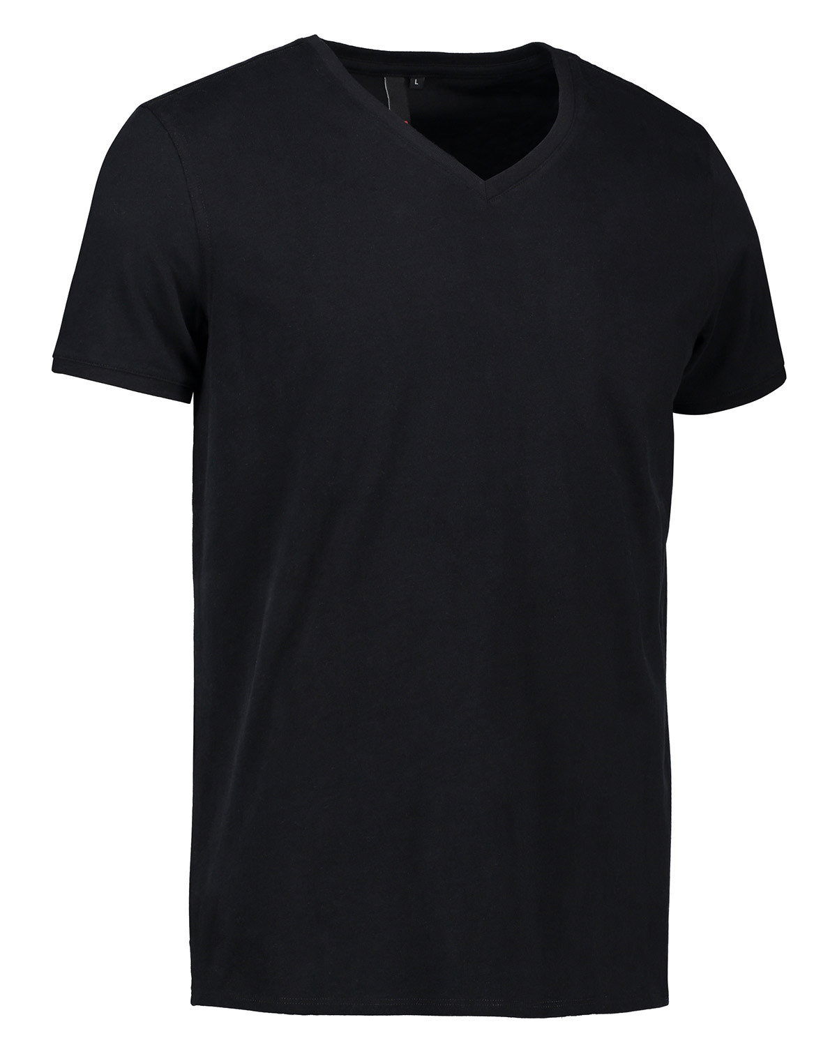 ID T-shirt Core V-Neck (Sort, L)