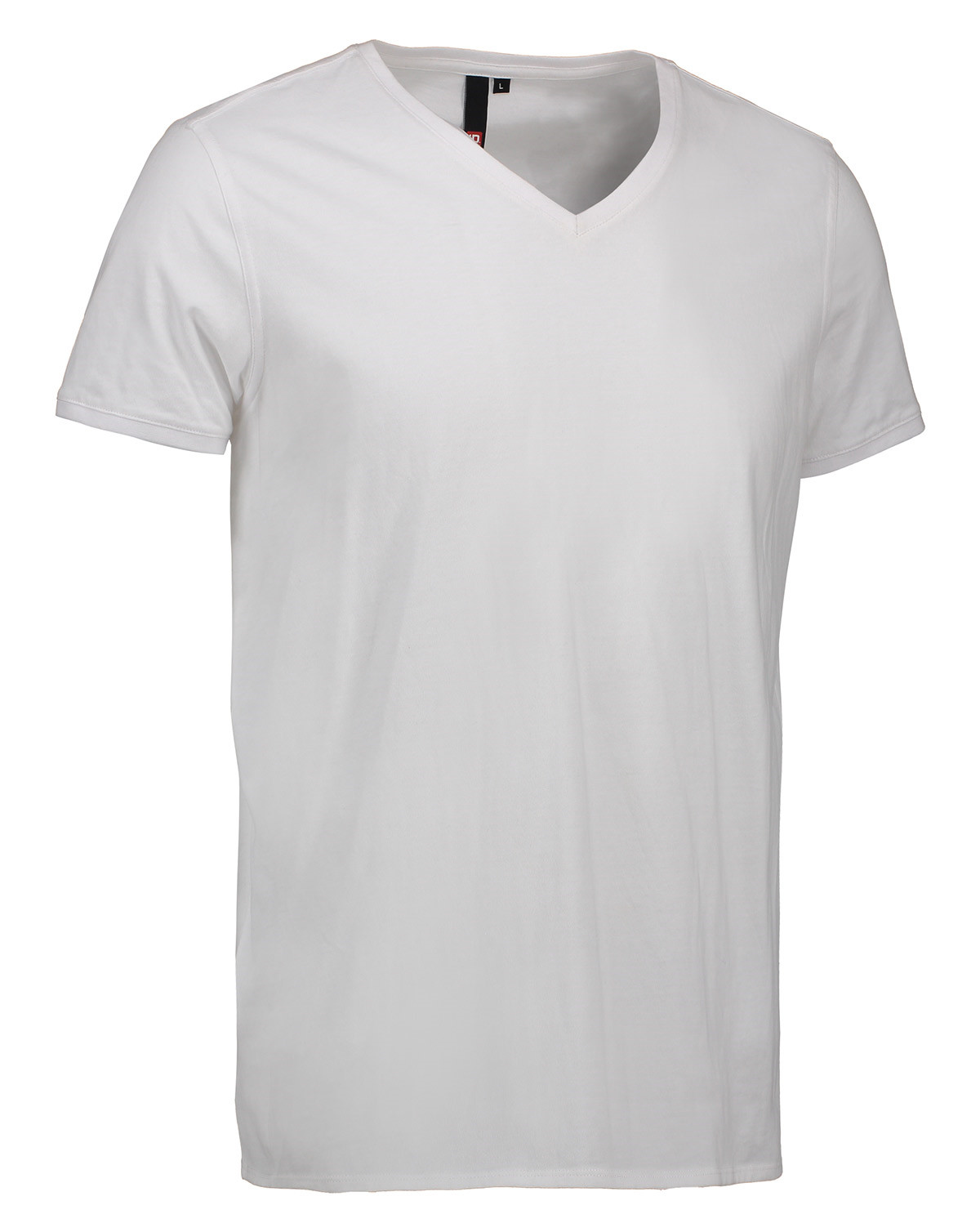 ID T-shirt Core V-Neck (Hvid, XL)