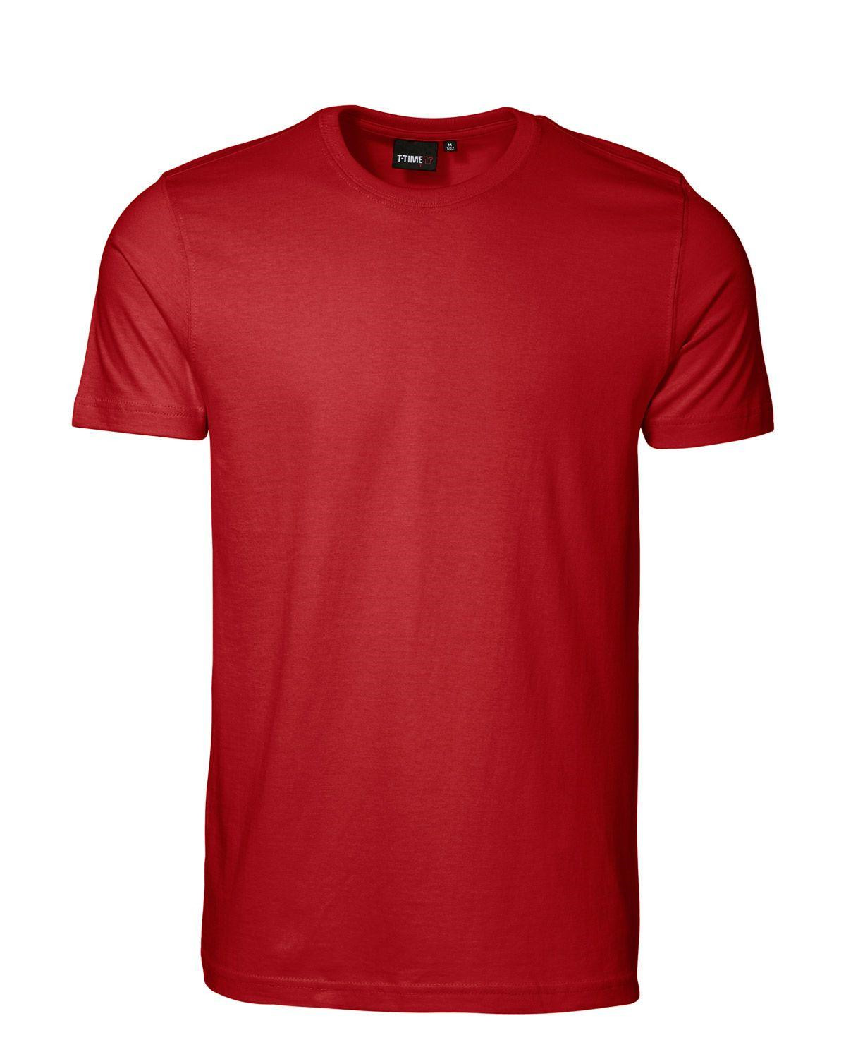 ID T-shirt, Sporty-Fit (Rød, XL)