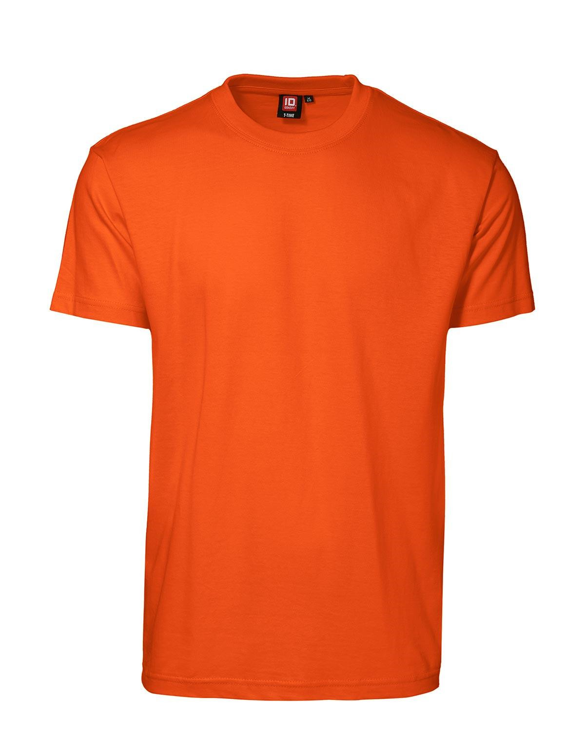 Billede af ID T-Time T-shirt, rund hals (Orange, M) hos Army Star