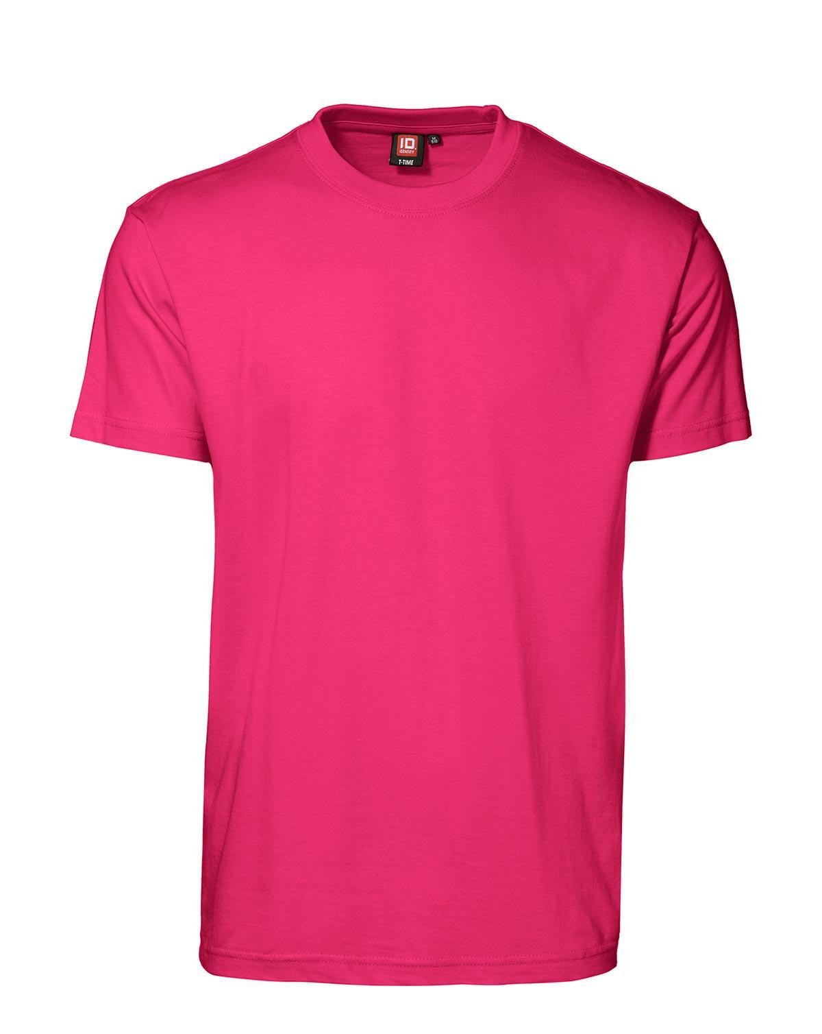Billede af ID T-Time T-shirt, rund hals (Pink, L) hos Army Star