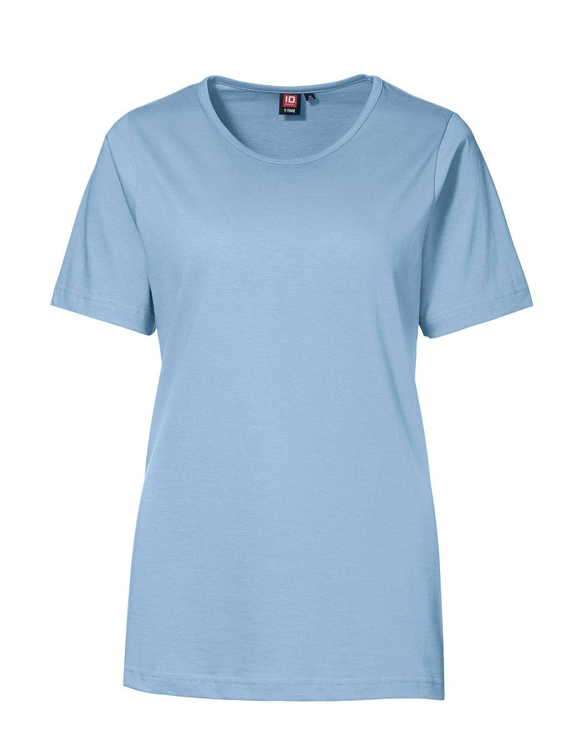 ID T-TIME T-shirt til Kvinder (Lyseblå, 3XL)