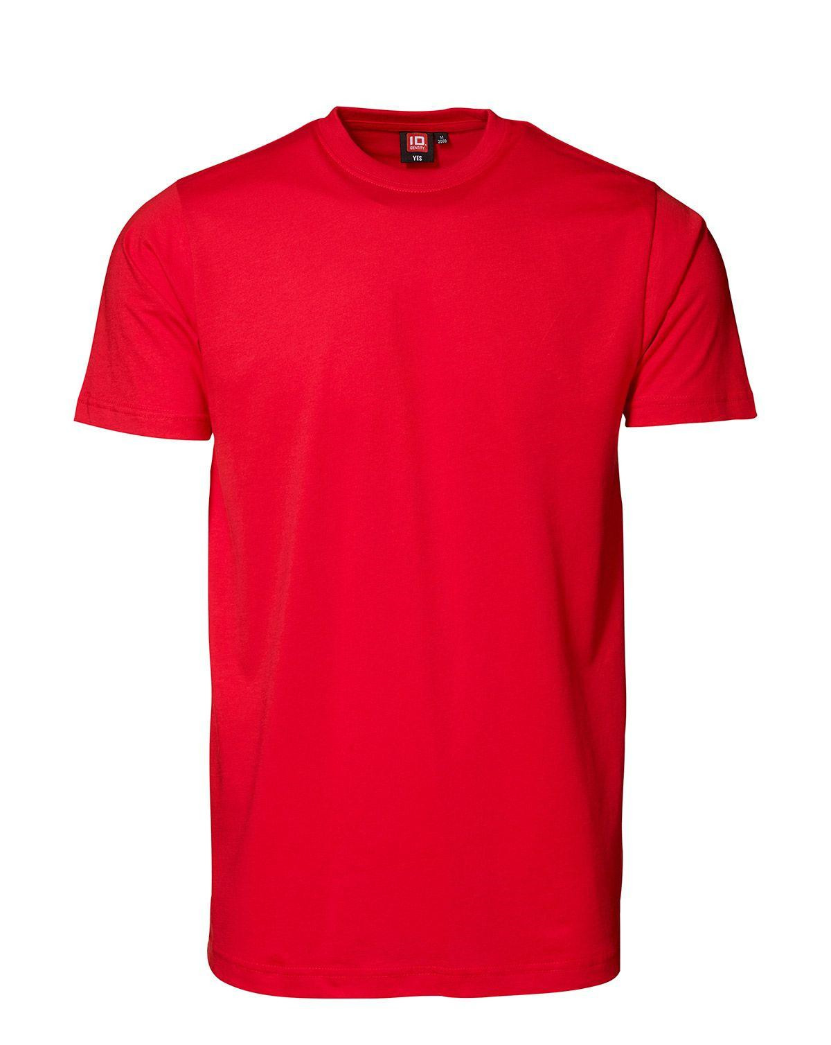 ID YES T-shirt (Rød, 3XL)