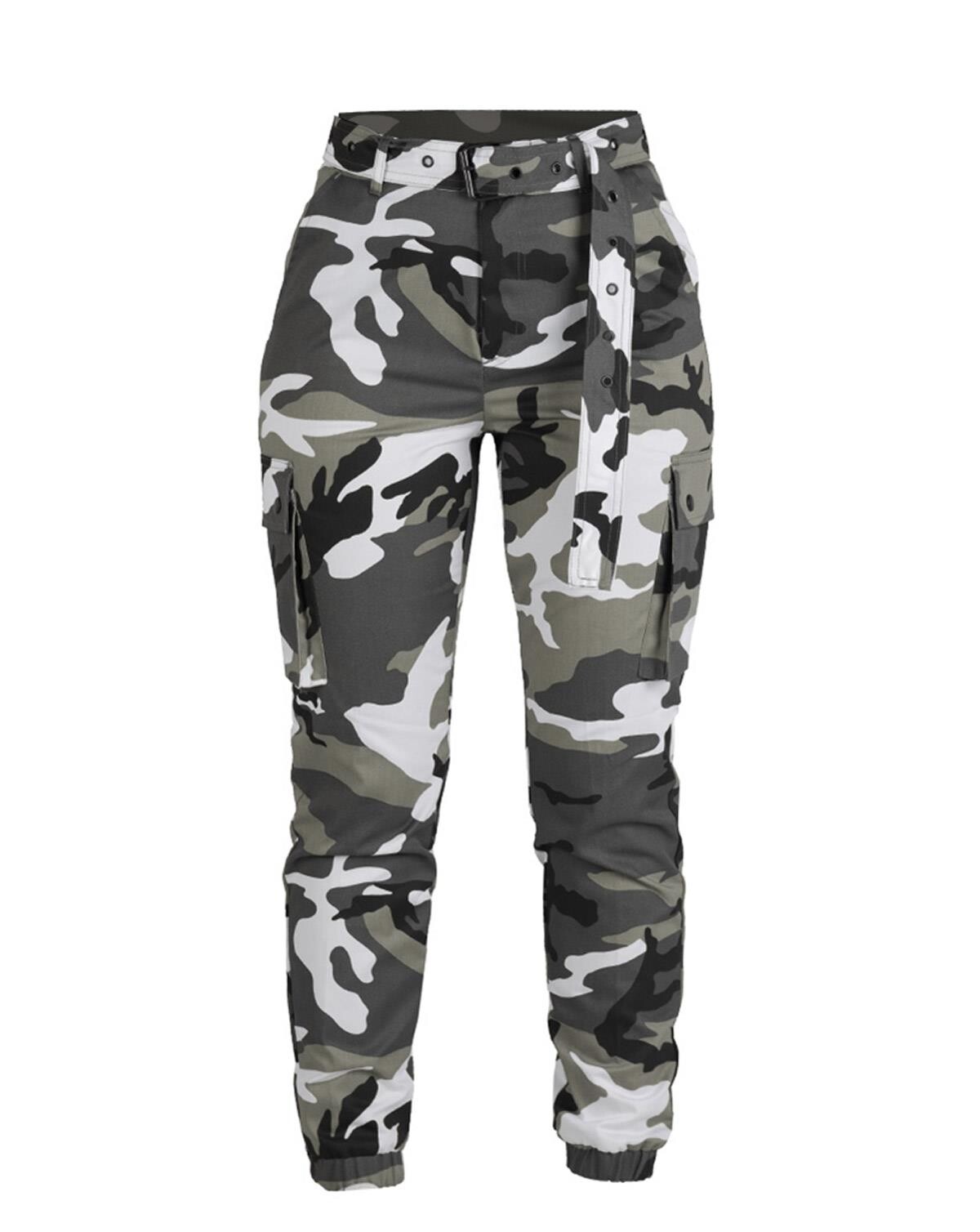 Mil-Tec Army Pants for Women (Urban Camo, L)